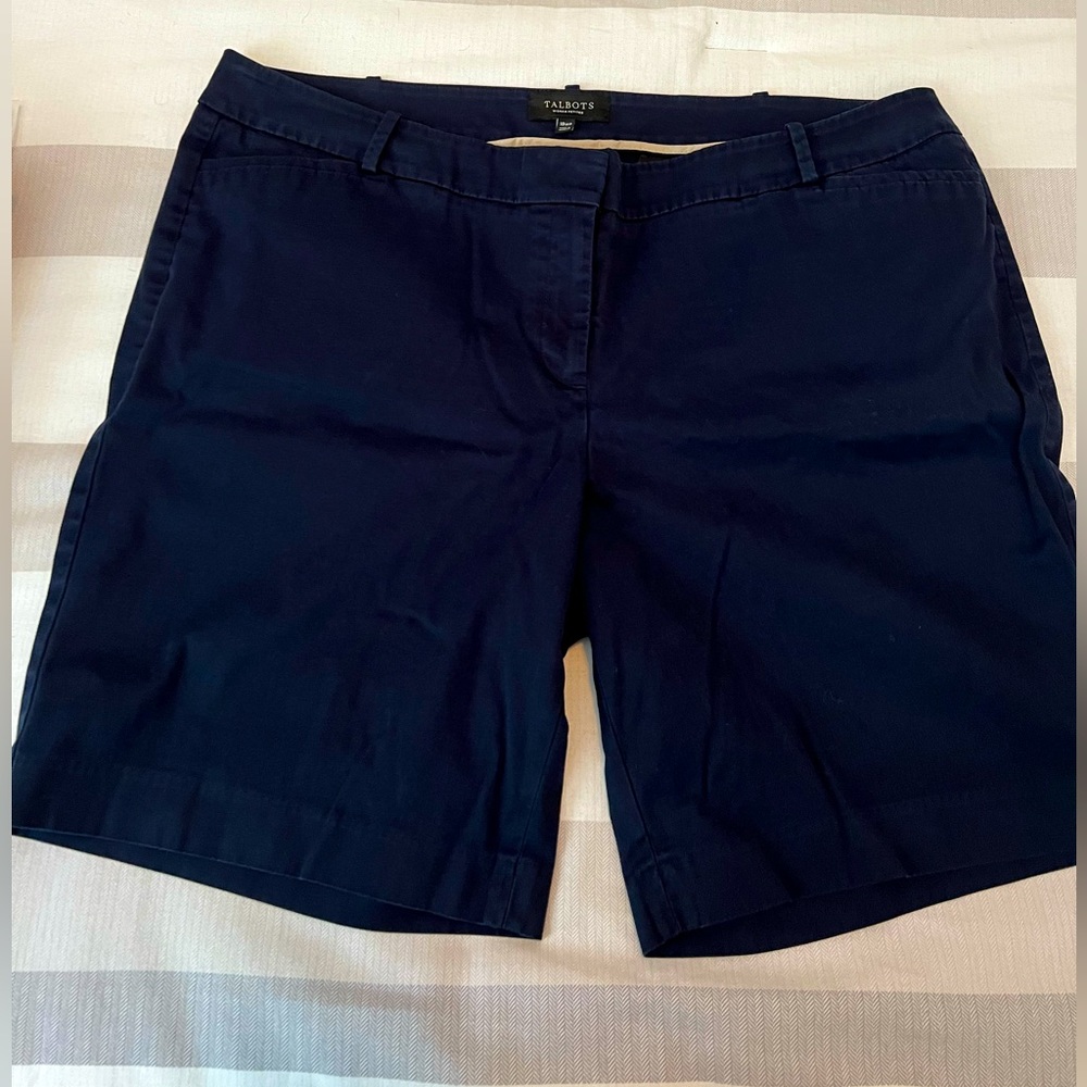 Talbots navy blue shorts